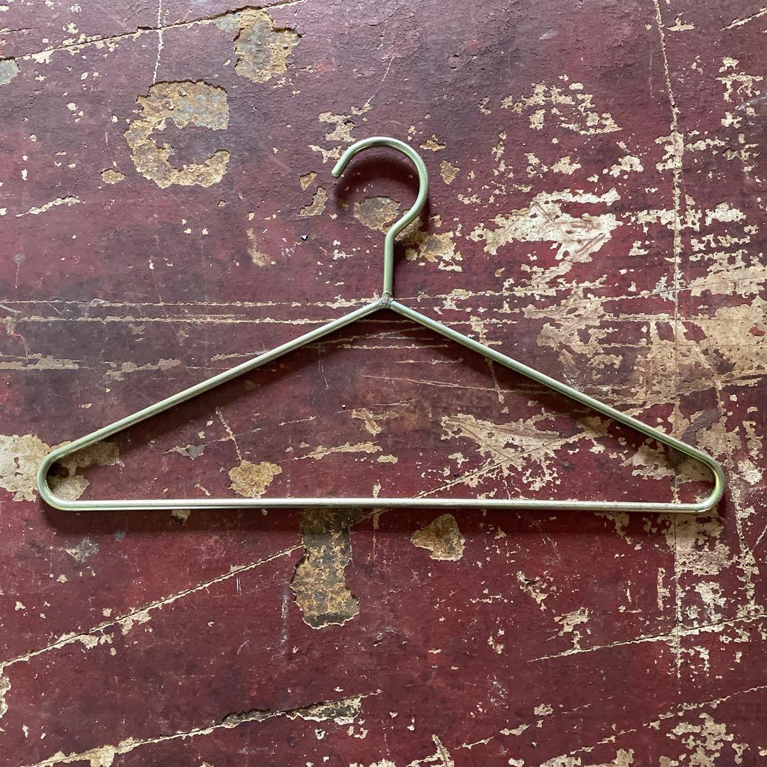 US Vintage 真鍮 ハンガー アンティーク レア 店舗什器 7本セット