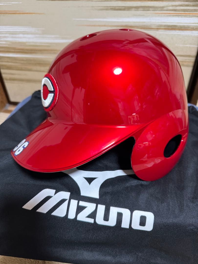 広島東洋カープ　プロ仕様ヘルメット サイズＯ　プロコレ