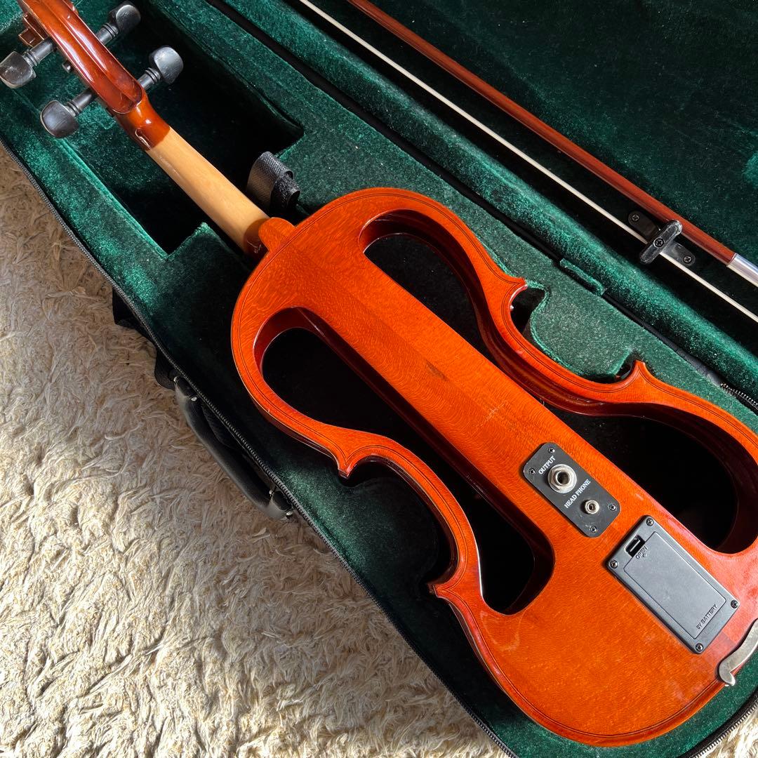 エレキバイオリン　CV-210E 本体　弓　ケース
