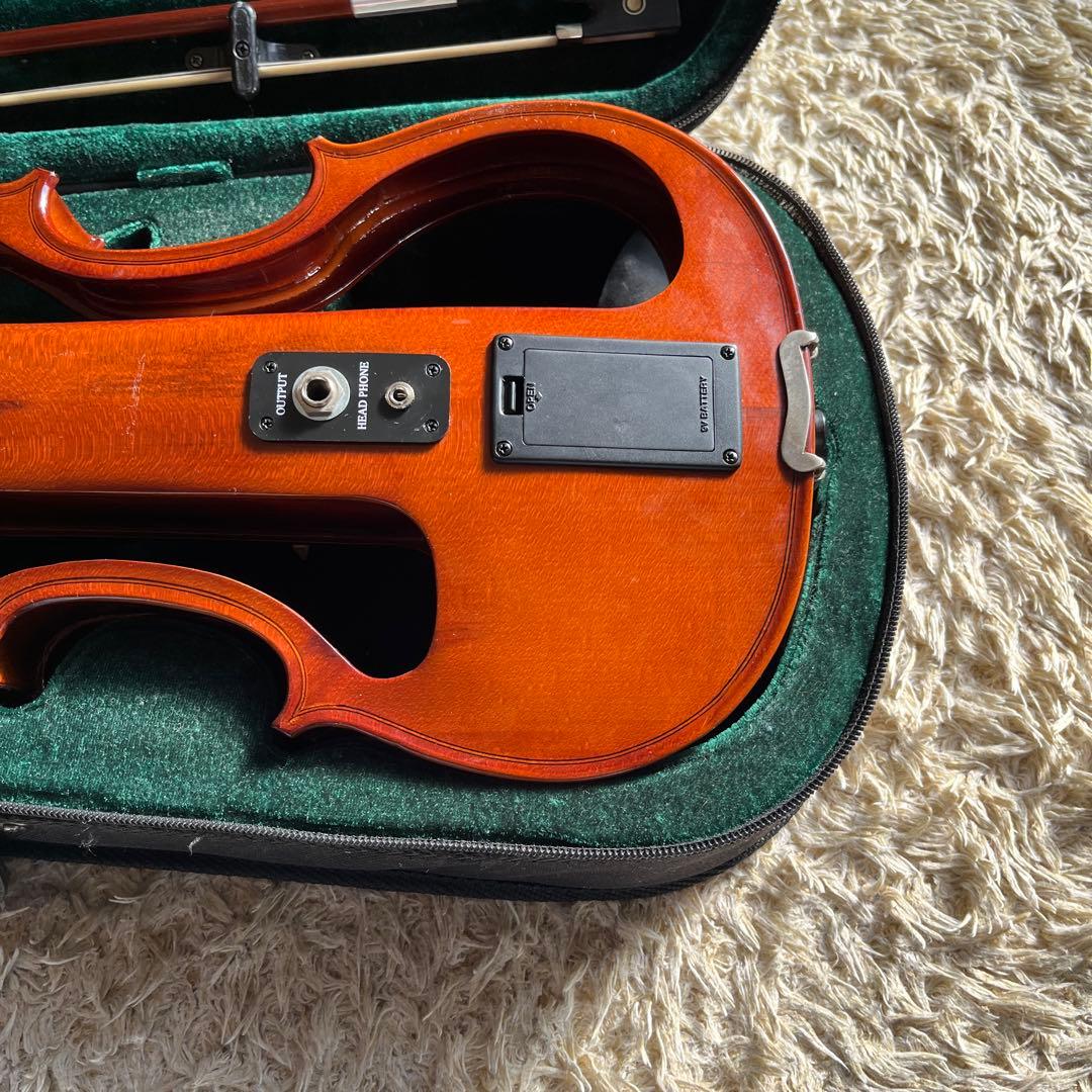 エレキバイオリン　CV-210E 本体　弓　ケース