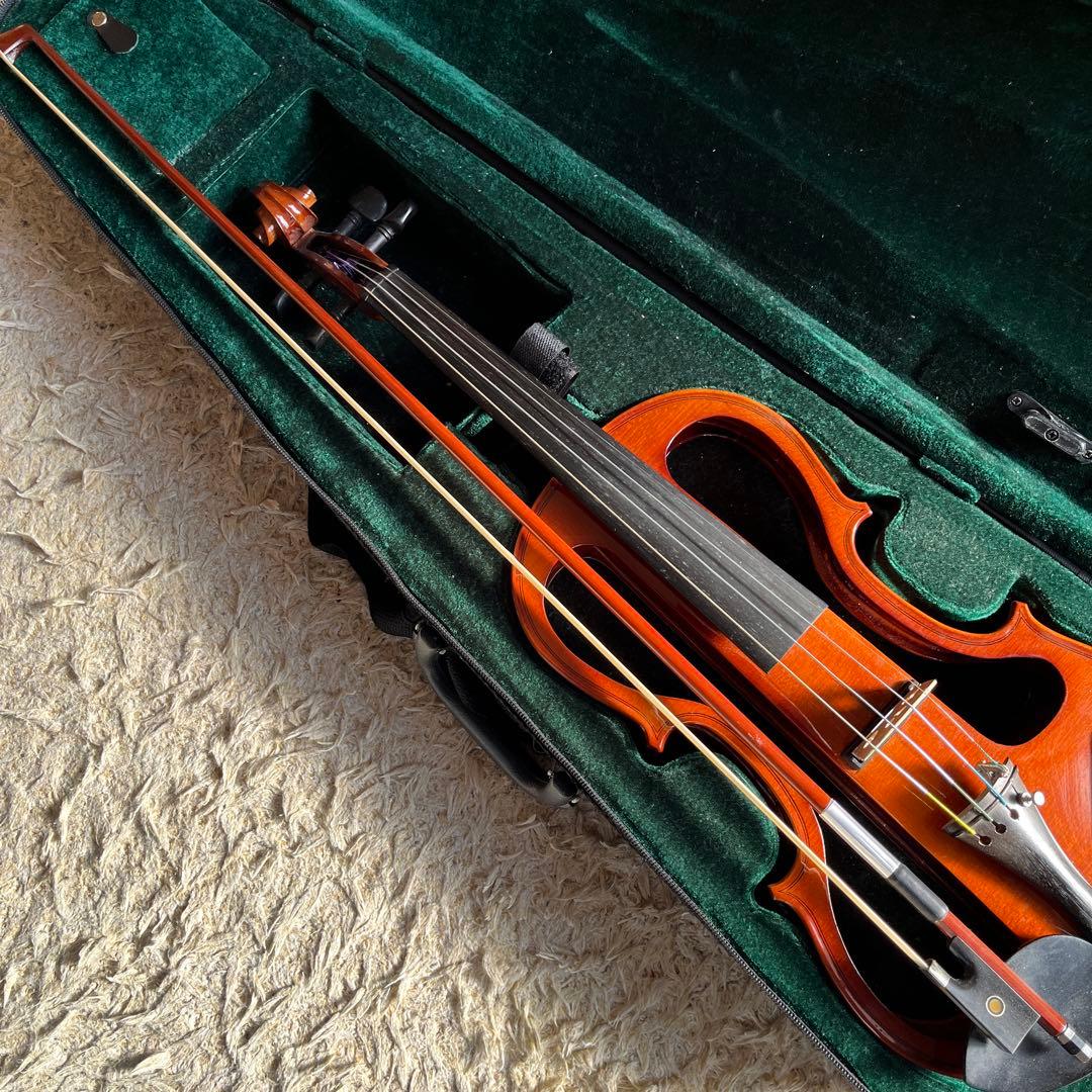 エレキバイオリン　CV-210E 本体　弓　ケース