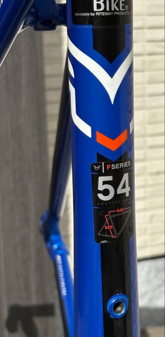 クランク付き　FELT ロードバイクフレーム 54cm 青