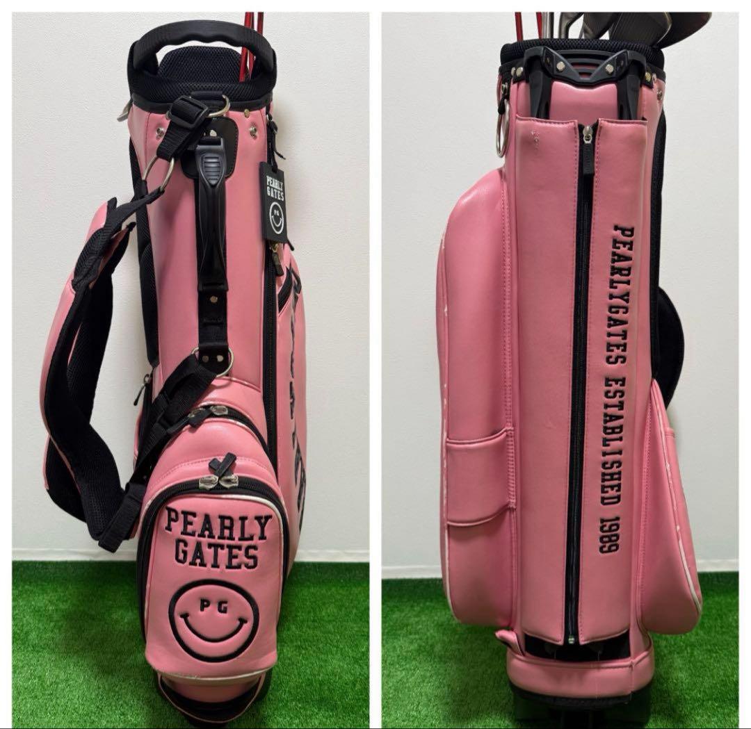 PEARLY GATES ゴルフバッグ 89 ピンク　キャディーバックレディース