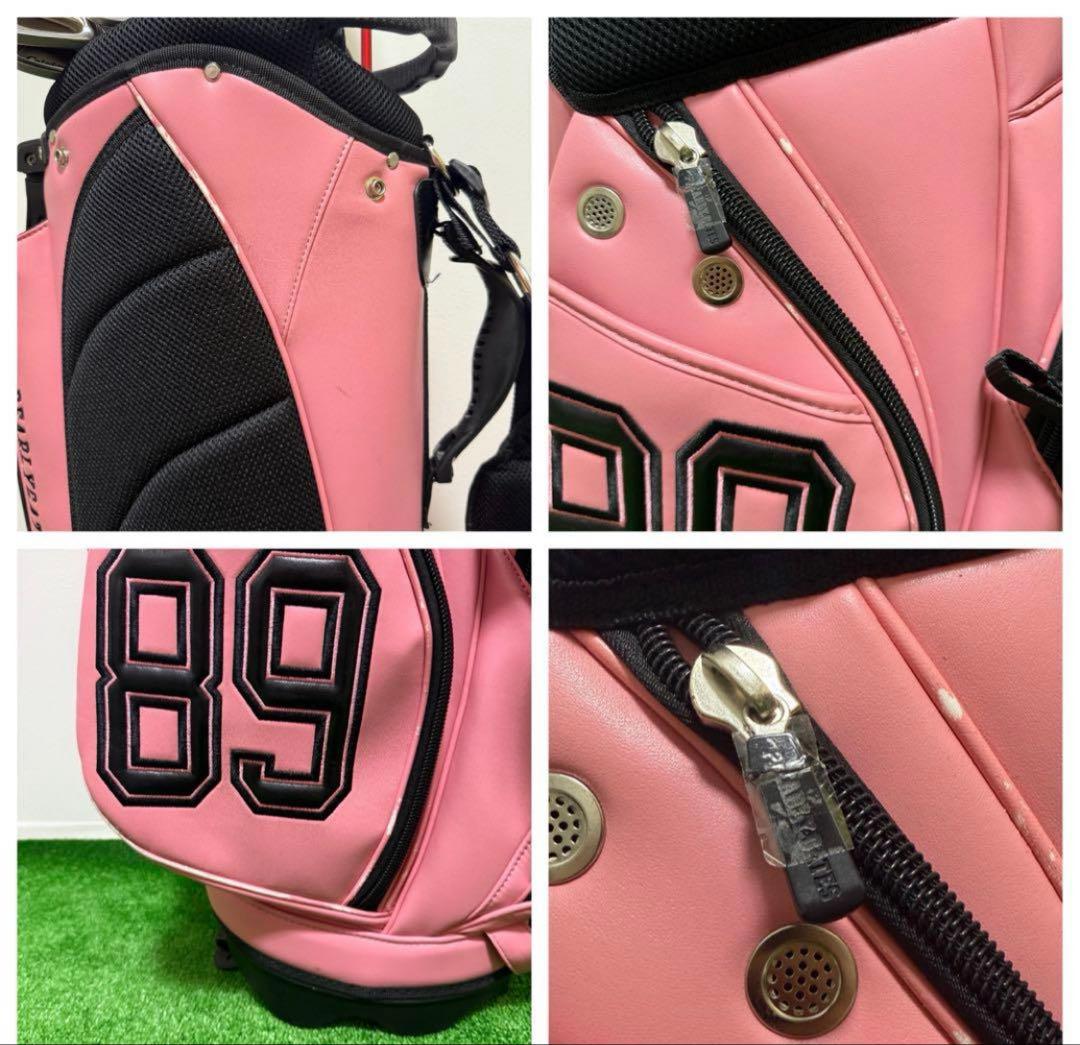PEARLY GATES ゴルフバッグ 89 ピンク　キャディーバックレディース