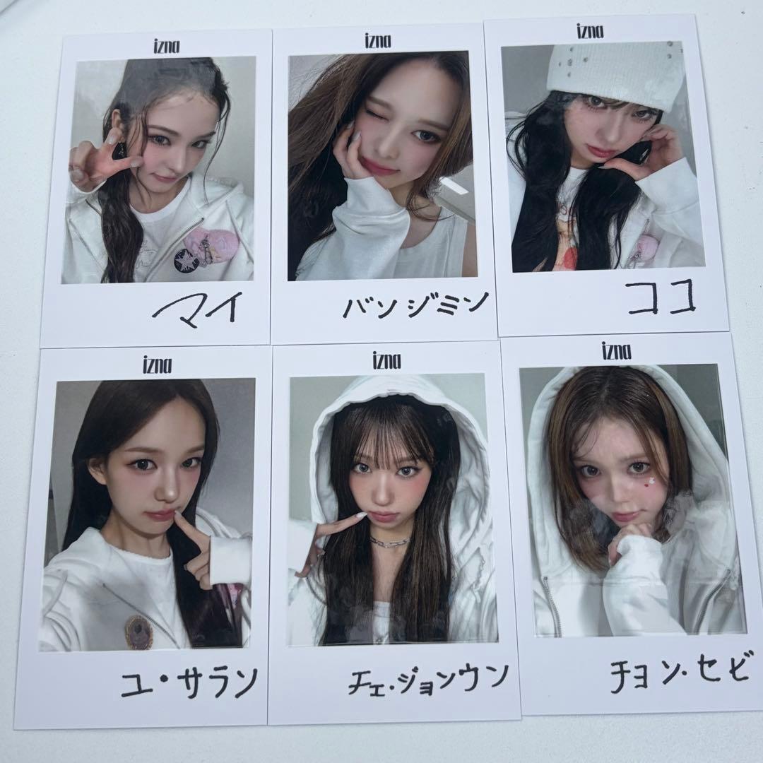 izna ファンコン 東京 会場限定 CD 購入特典 チェキ風 トレカ コンプ