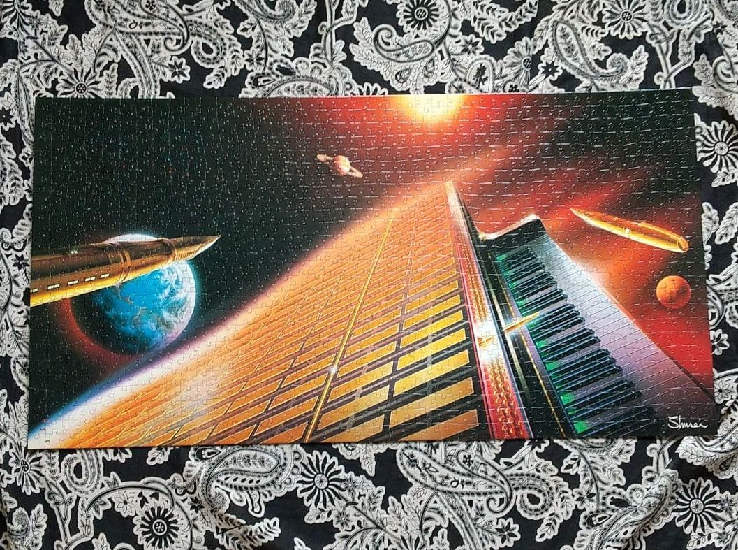 Ｎ1 長岡秀星　ピアニストの幻想　1000ピース　ジグソーパズル