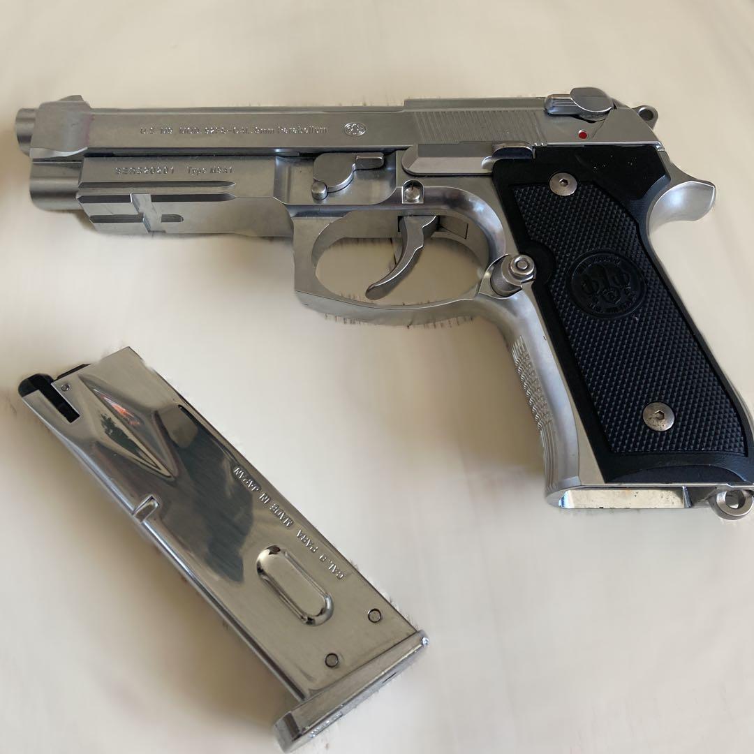 3*s様 【レア物】東京マルイ ベレッタM9A1 ステンレス ガスブローバック