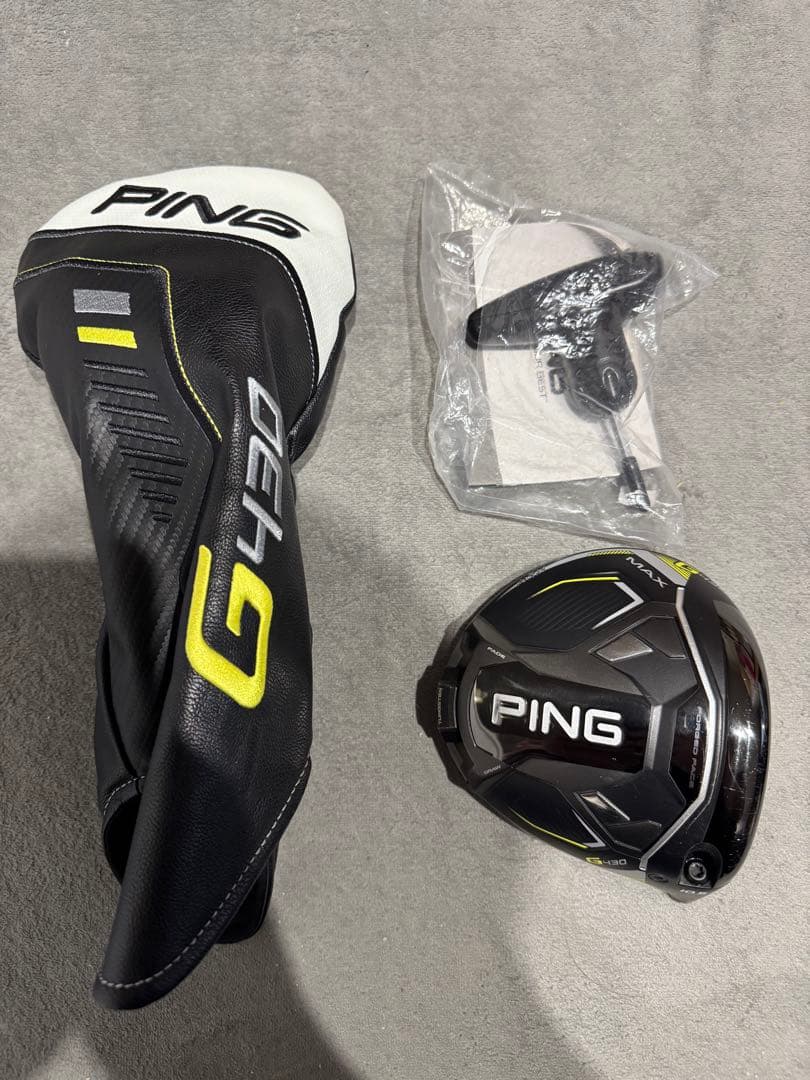PING G430 MAX ドライバー ヘッドカバー付き
