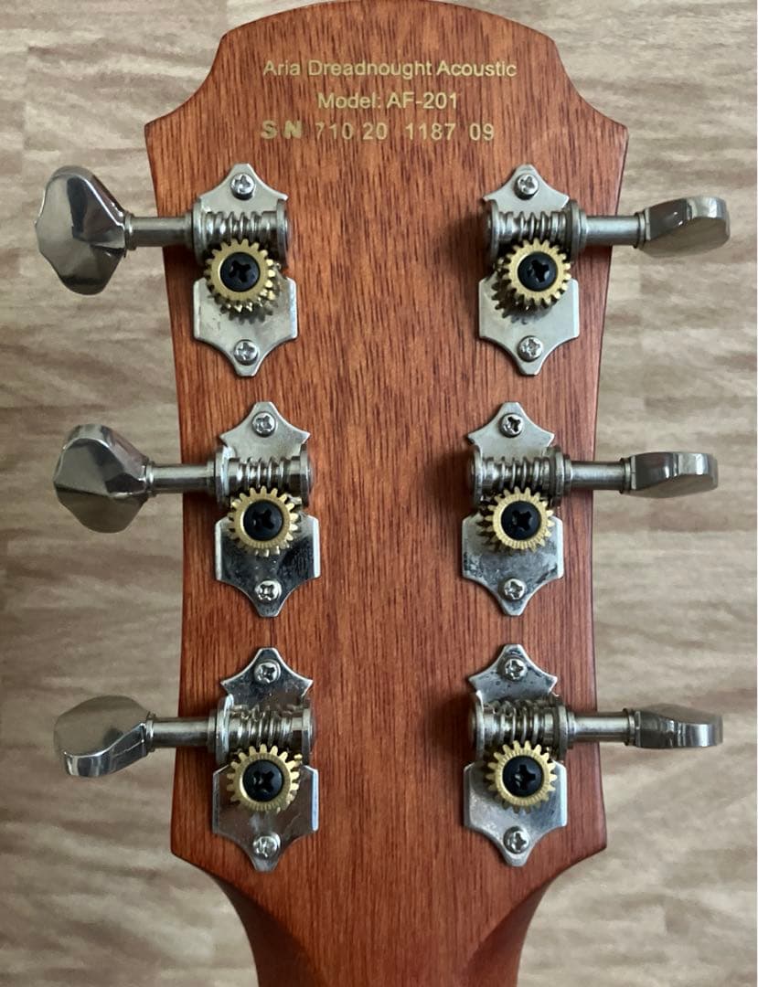 美品 ARIA AF-201 アコースティックギター サンバースト
