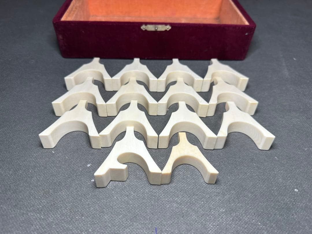 極上　三線　琴柱 筝柱　天然素材 14個セット 和楽器　御琴　和琴