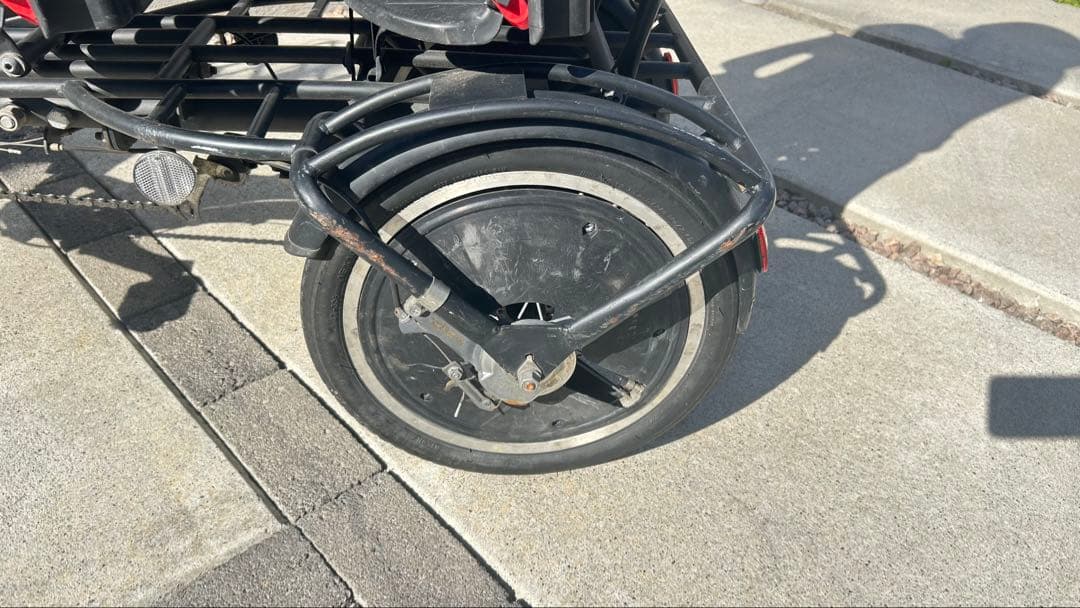 ふたごじてんしゃ ブラック 鍵２本