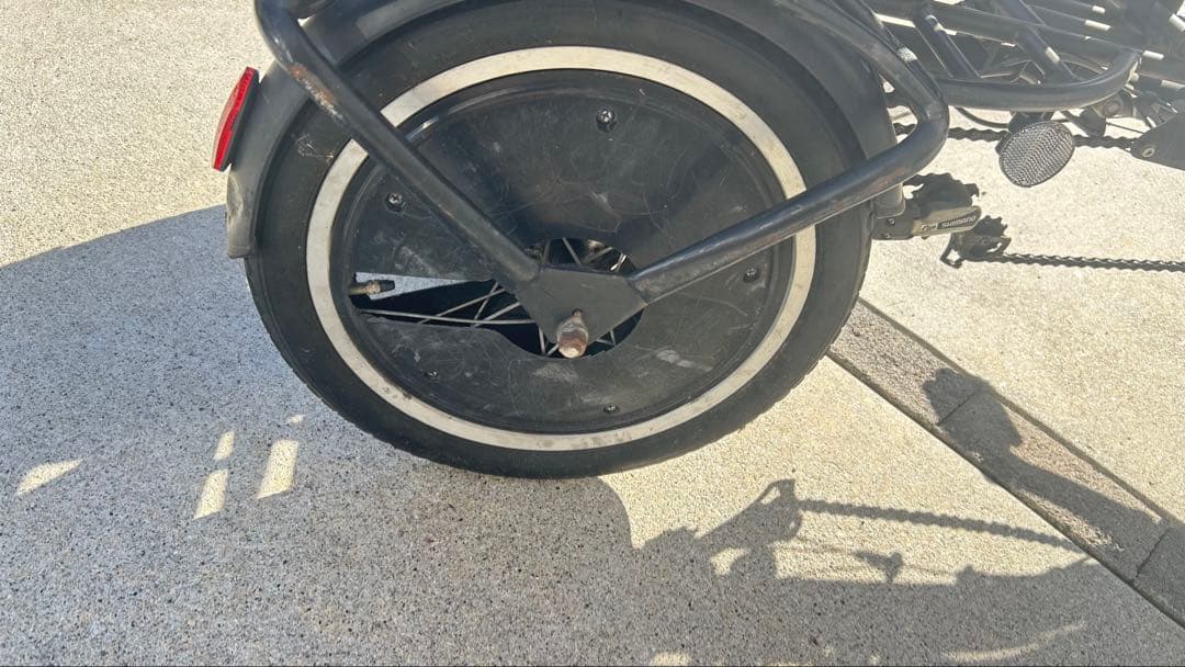 ふたごじてんしゃ ブラック 鍵２本