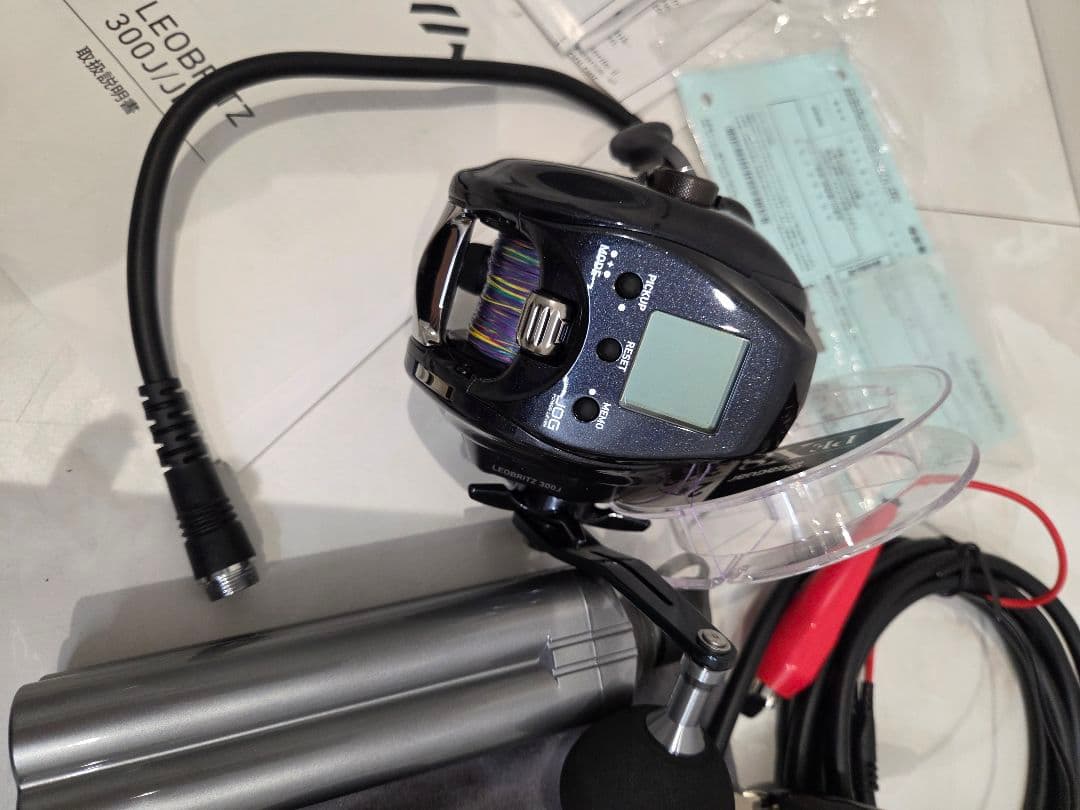 ダイワ 23 レオブリッチ 300J 電動リール バッテリーセット DAIWA