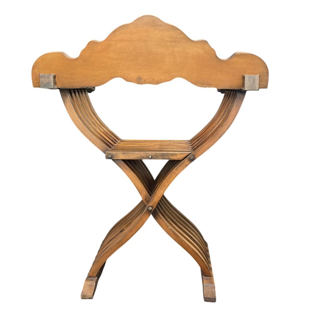 サヴォナローラ チェア イタリア ライオン アンティーク レトロ 折りたたみ