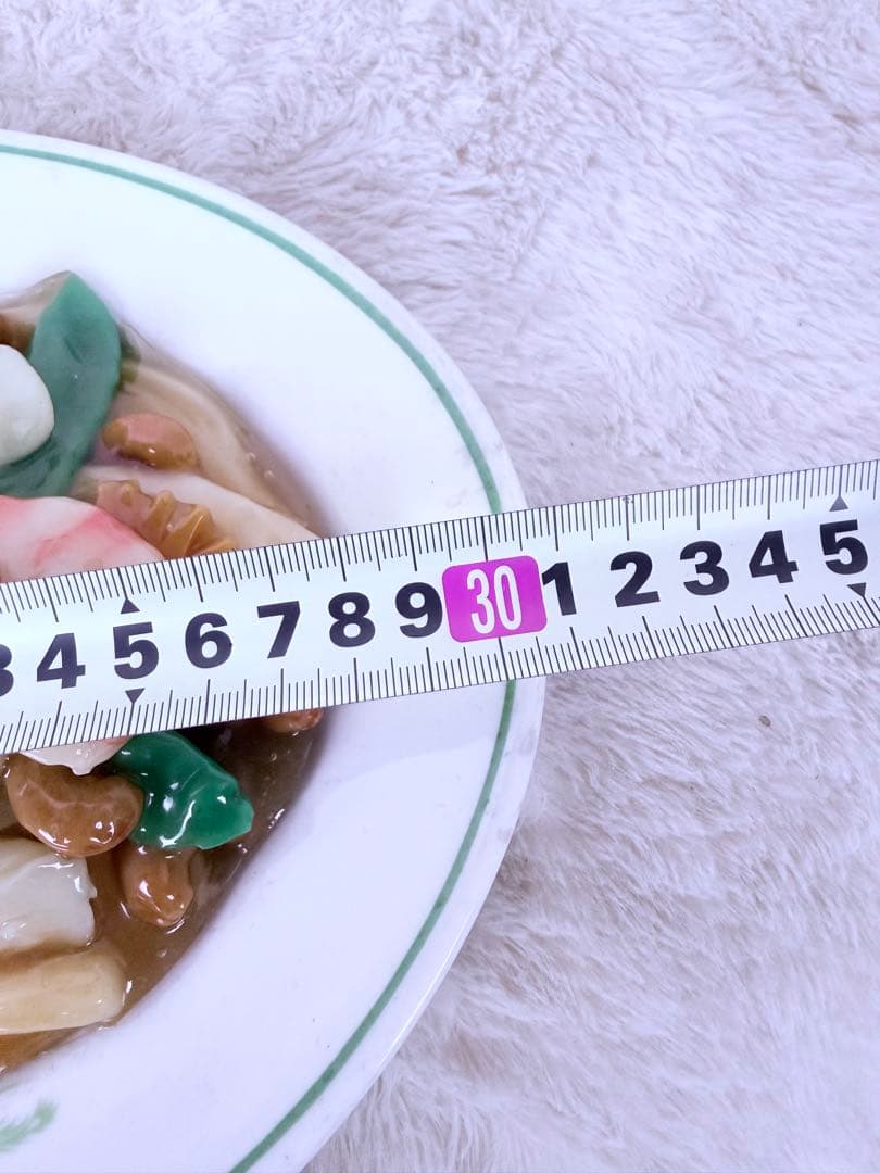 貴重品♪ 昭和レトロ 中華料理盛り合わせ カニ玉と八宝菜 食品サンプル