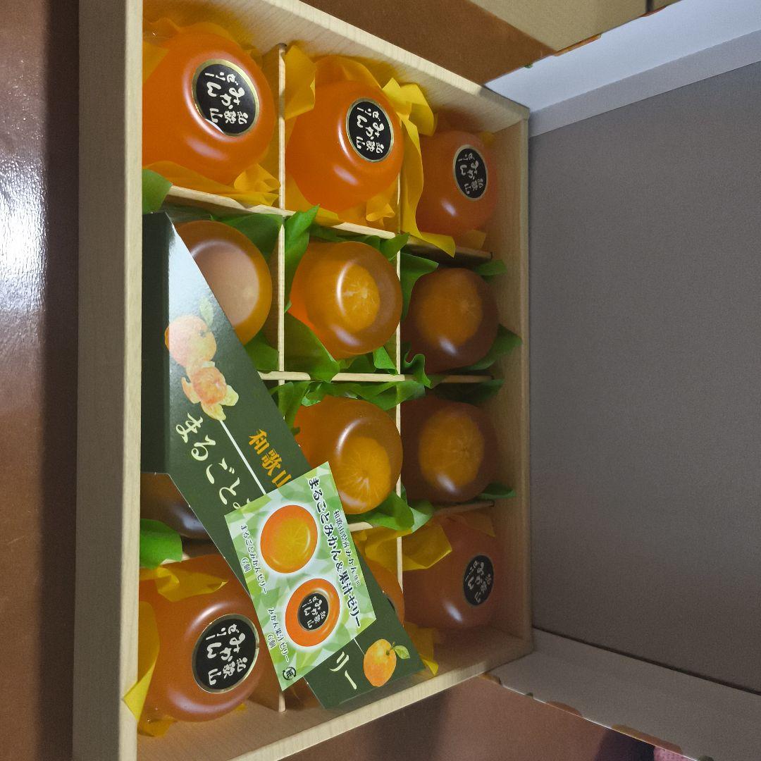 和歌山県産みかん使用 まるごとみかん＆果汁ゼリー12個　× 6箱