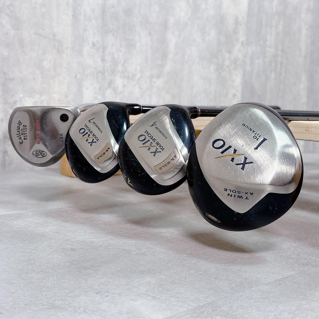 T178 XXIO ゴルフクラブ メンズ フルセット 14点 初心者 男性 白