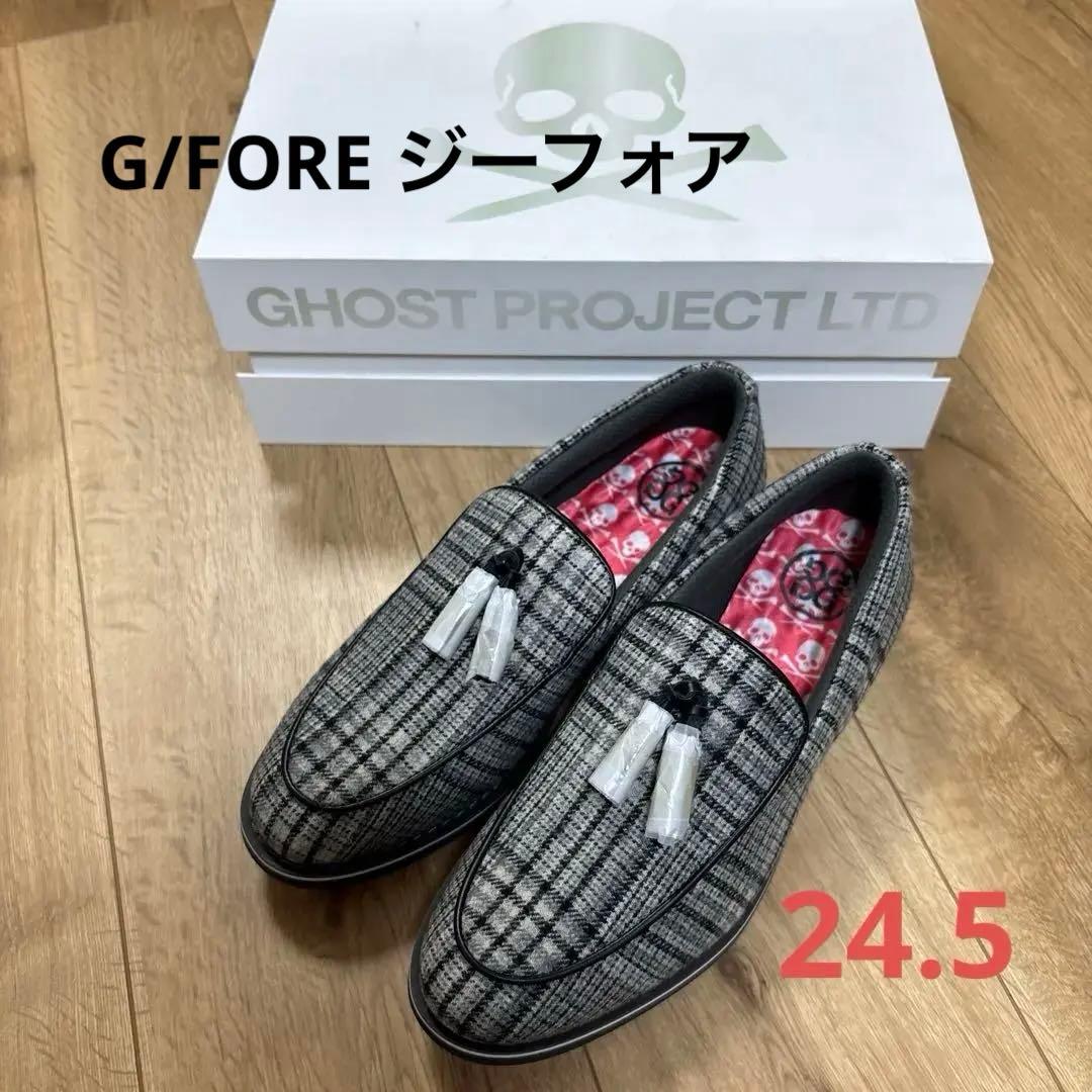 新品！G/FORE ジーフォア　ゴルフシューズ　ローファー　ウール　24.5