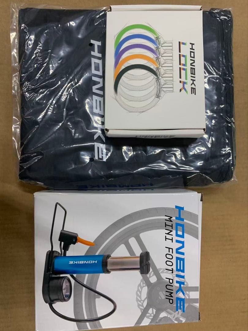 HONBIKE 電動アシスト自転車　折畳み式 黒白(オリジナル) 新品