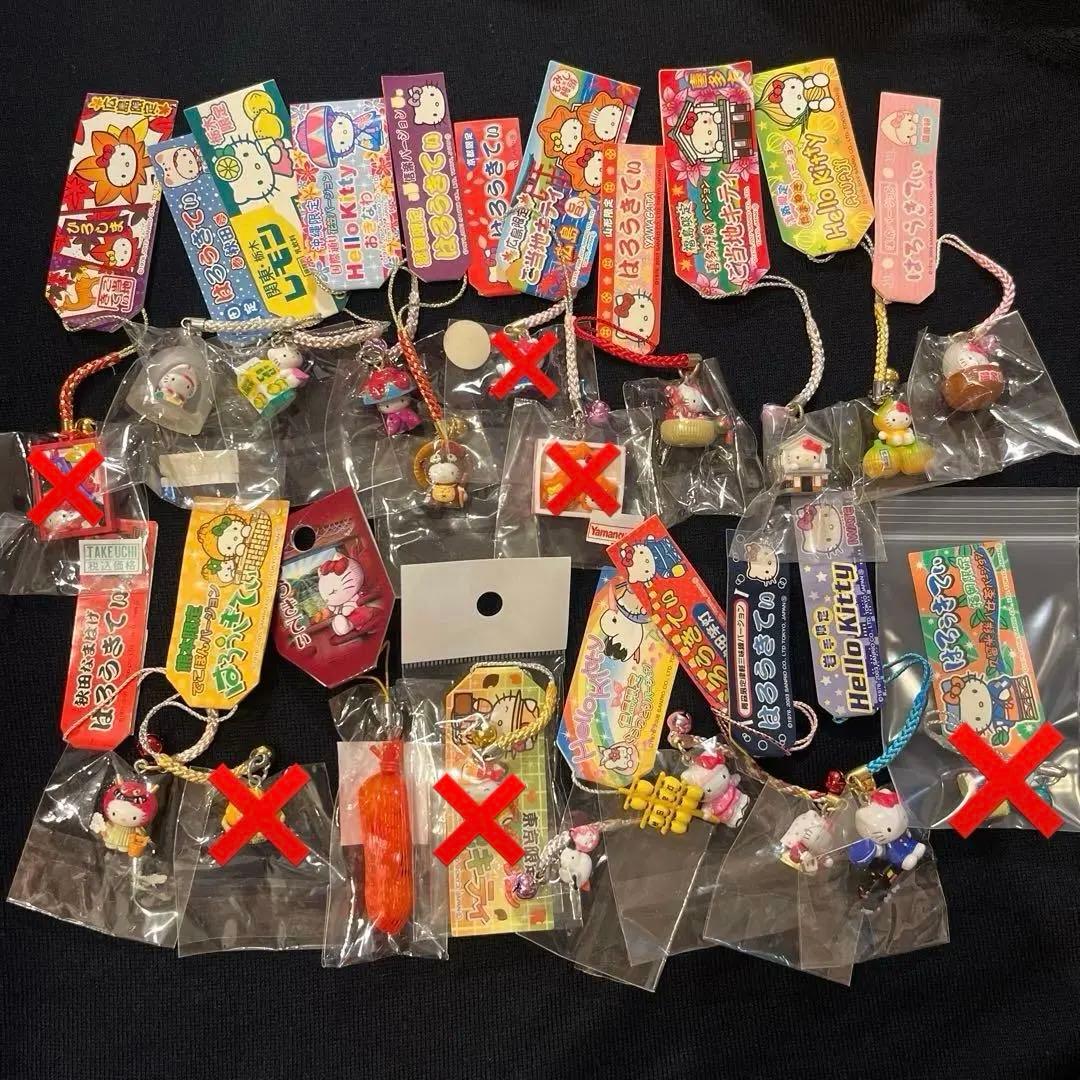 キティ　ストラップ　53個　根付け　ご当地　ストラップ　キーホルダー　サンリオ