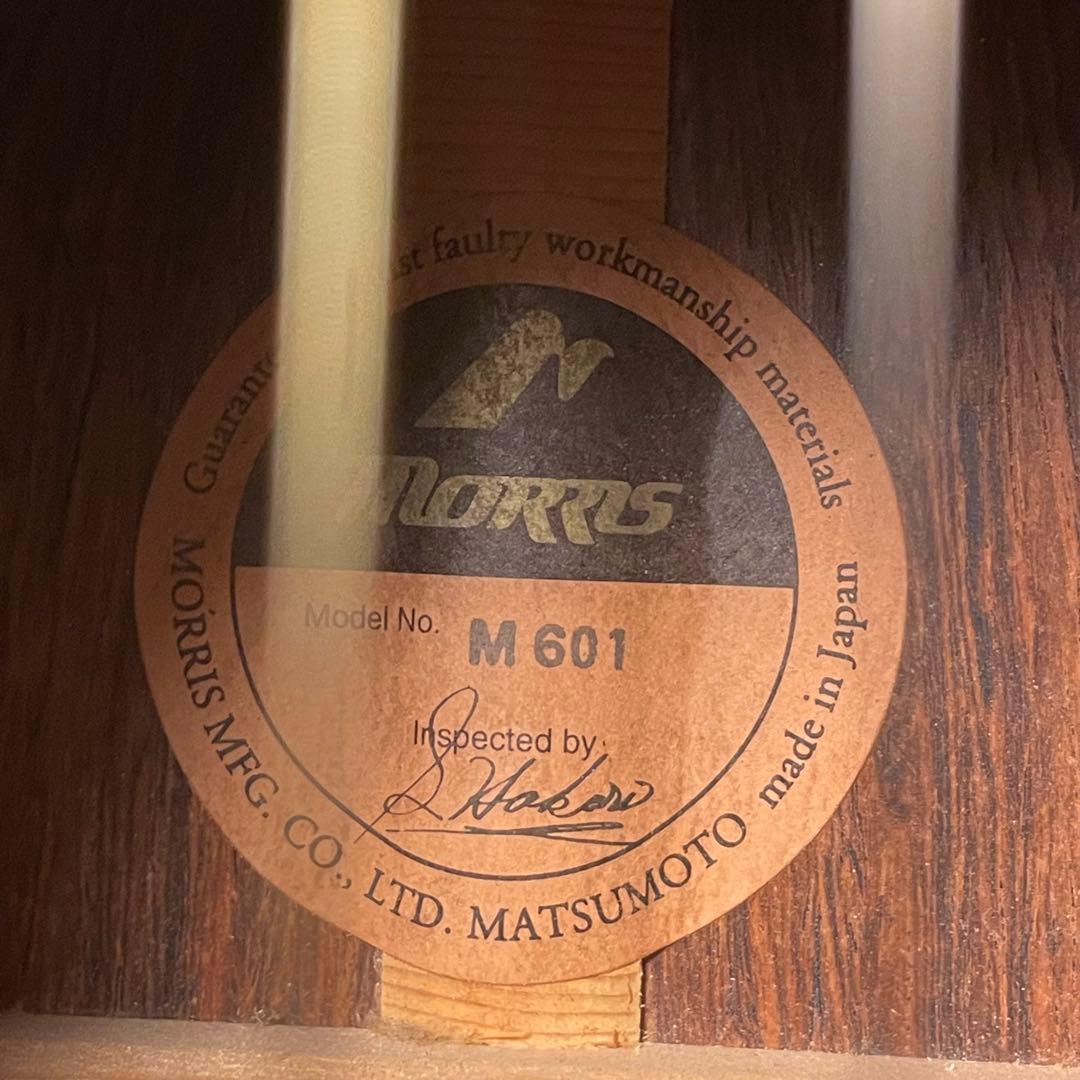 ジャンク Morris M-601 日本製 ハカランダ モーリス アコギ 国産