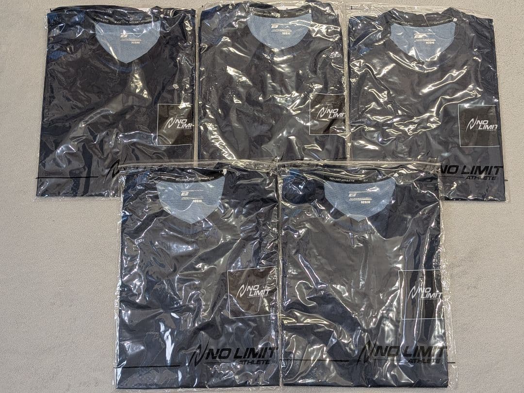 新品 NISHI ニシスポーツ Tシャツ NO LIMIT 5枚 Oサイズ