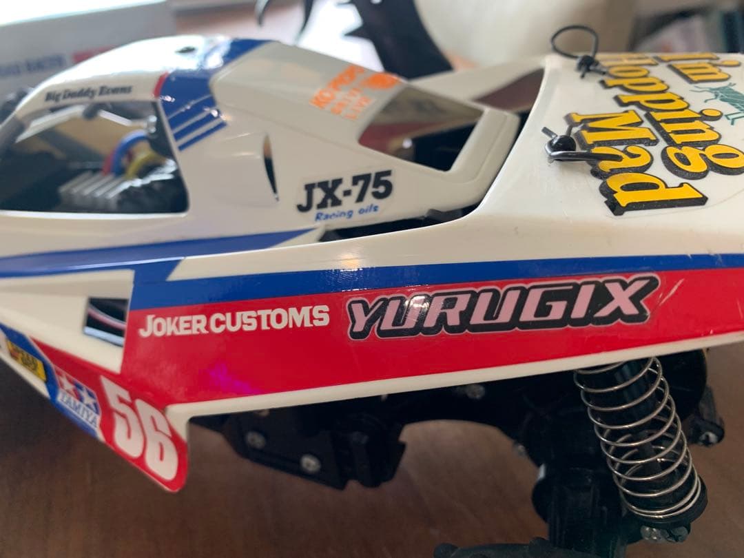 最安、動作問題なし、メカ付、プロポ付、タミヤの名作復刻ラジコン、グラスホッパー2