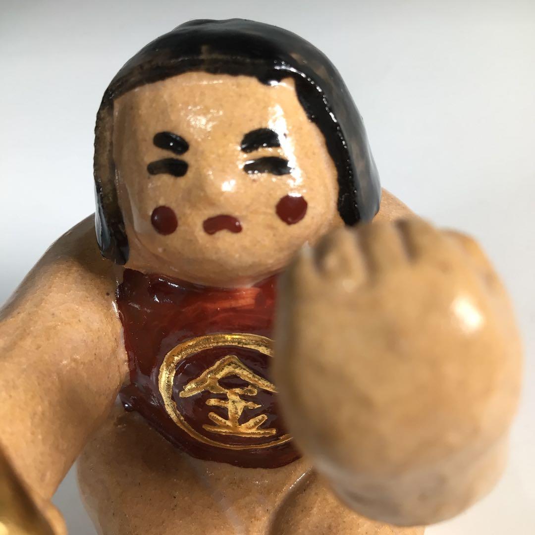 Ｎ９１２　蓋置　『一陶人窯　長谷川剛造』『金太郎蓋置』　共箱　茶道具