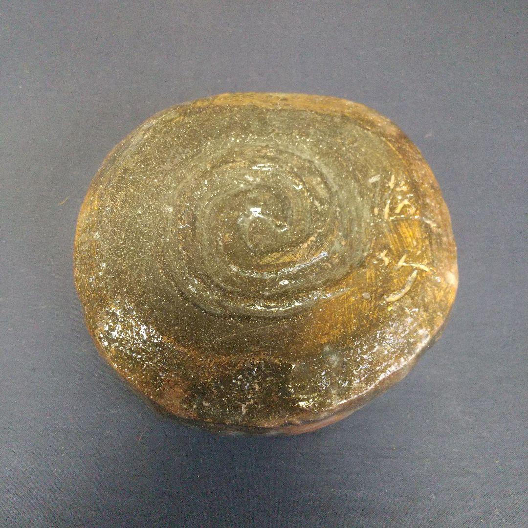 藪内流 五代随竹庵 自作平茶碗