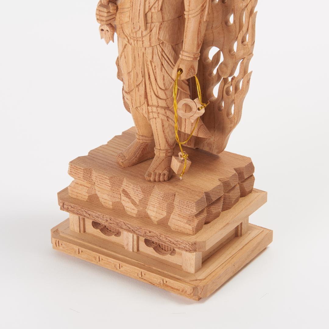 欅　立不動明王　30ｃｍ #020