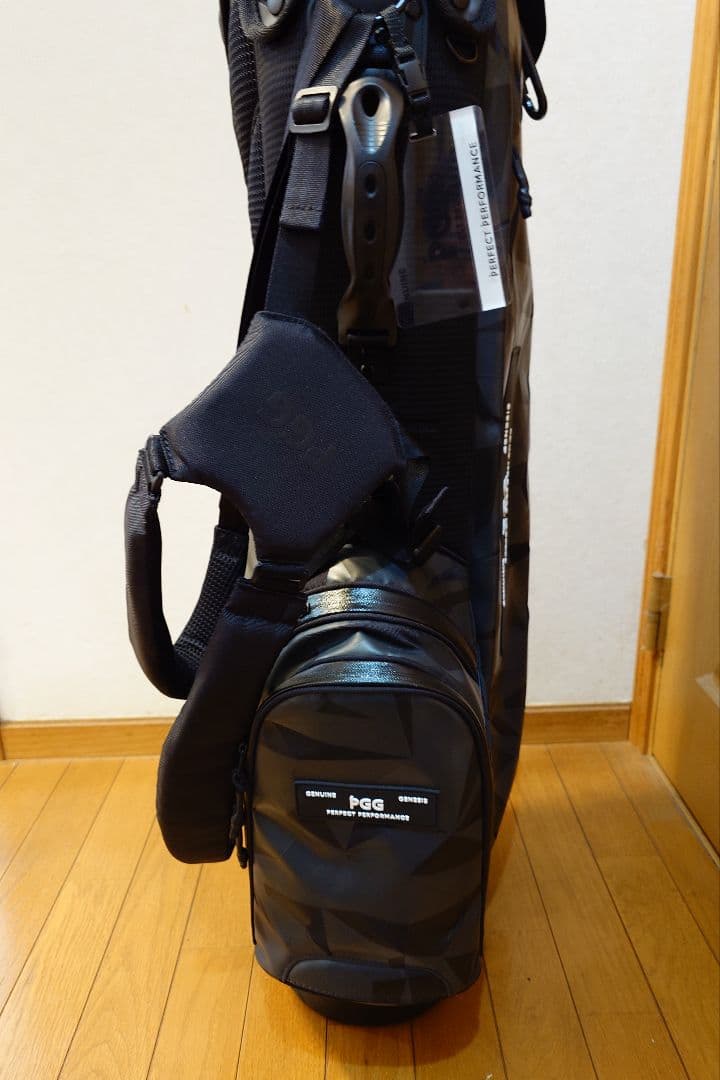PGC ゴルフバッグ ブラック 迷彩柄
