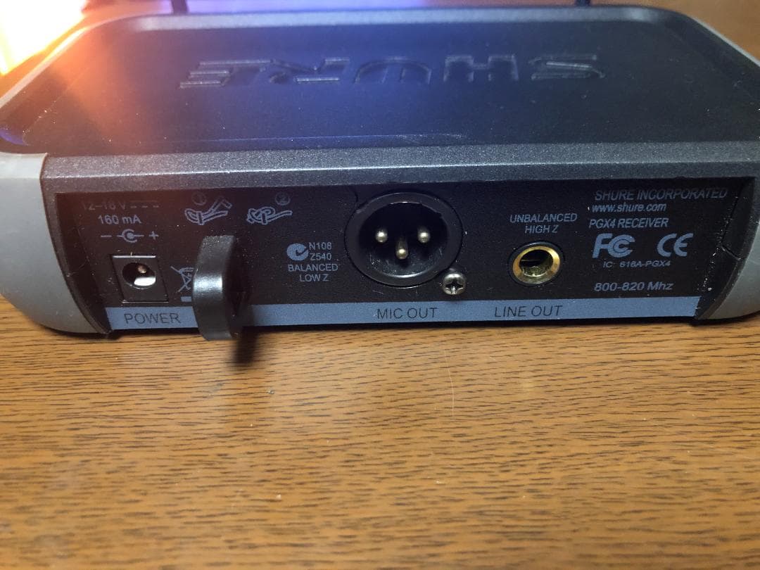 SHURE PGX24／BETA 58A ワイヤレスシステム