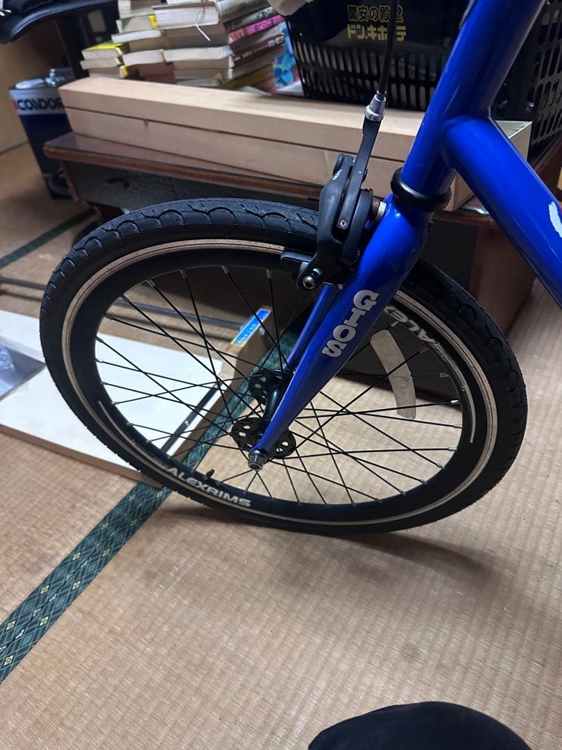 希少 GIOS ジオス クロスバイク 青 CR-MOチューブ ミニベロ