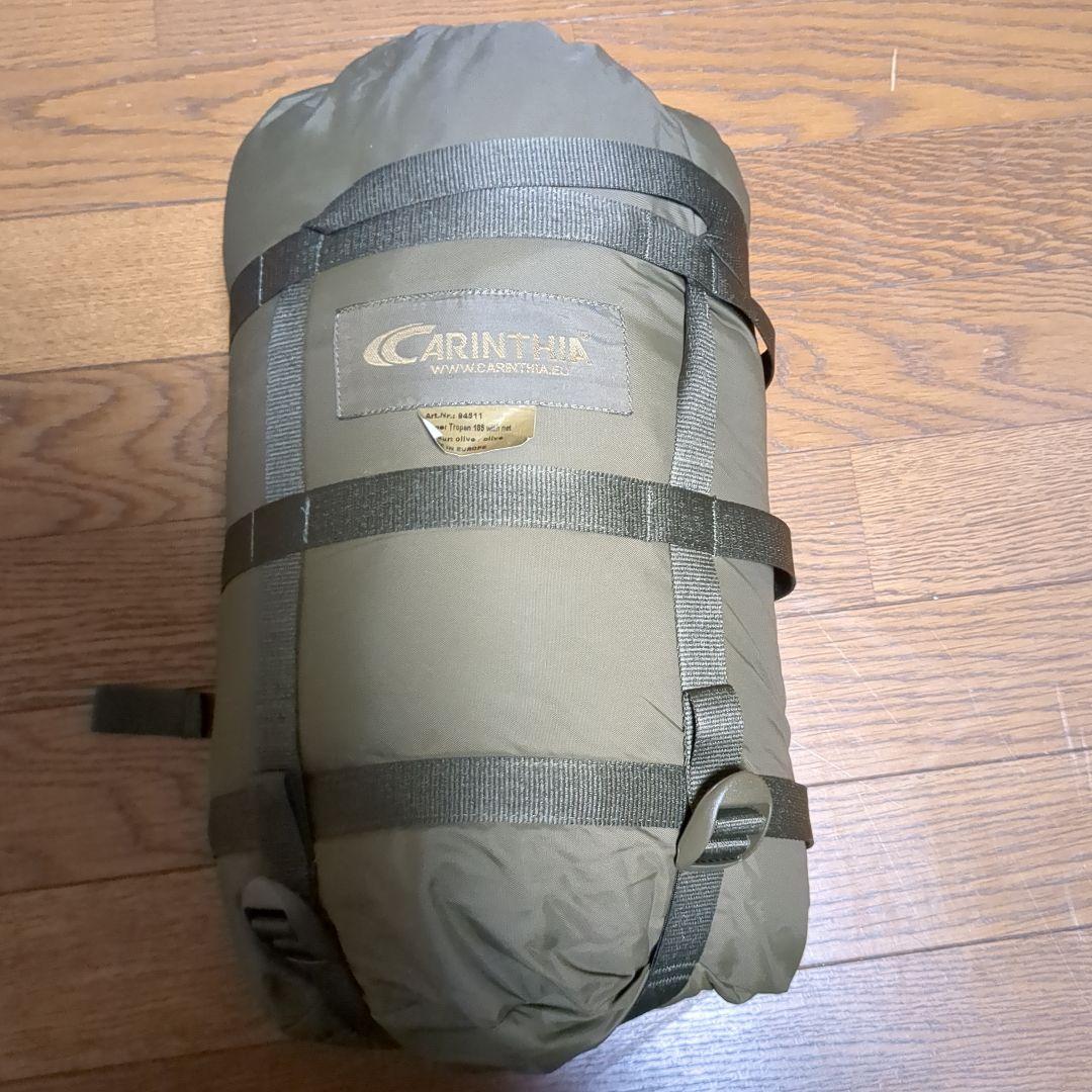CARINTHIA Tropen 185 　インナー付　オリーブ色 シュラフ M