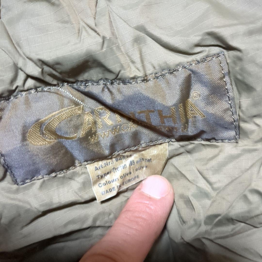 CARINTHIA Tropen 185 　インナー付　オリーブ色 シュラフ M