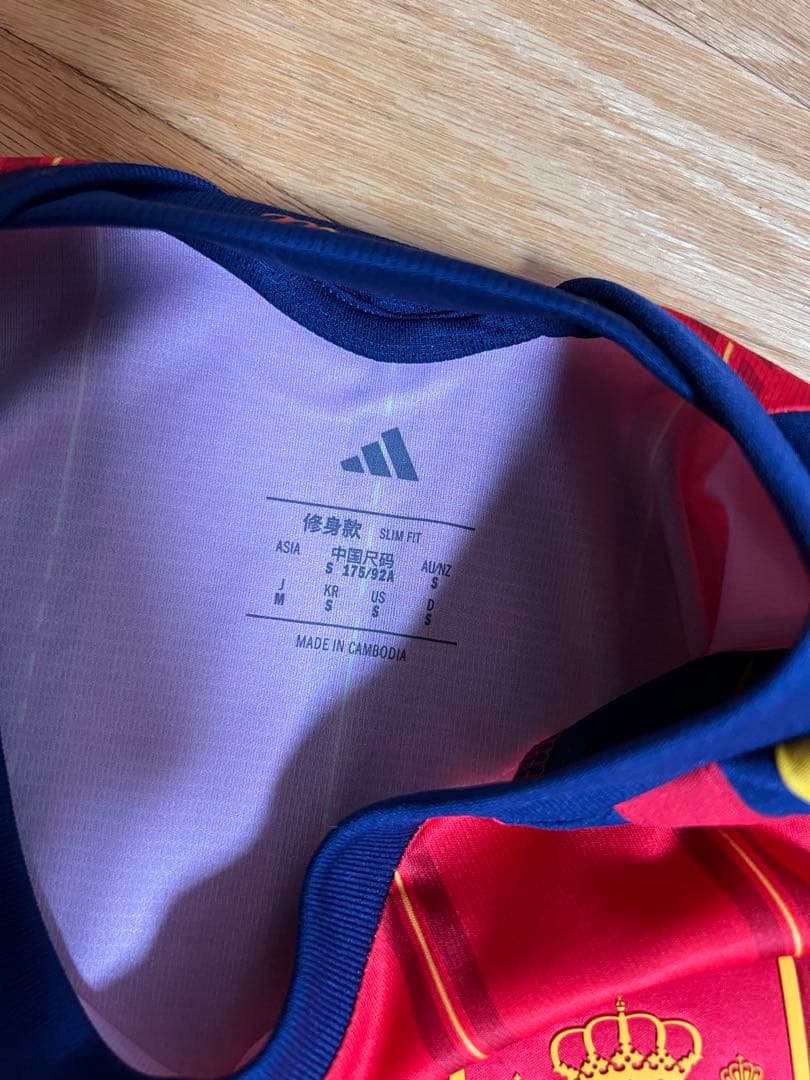 スペイン代表 レプリカユニフォーム アディダスジャパン正規品 Mサイズ