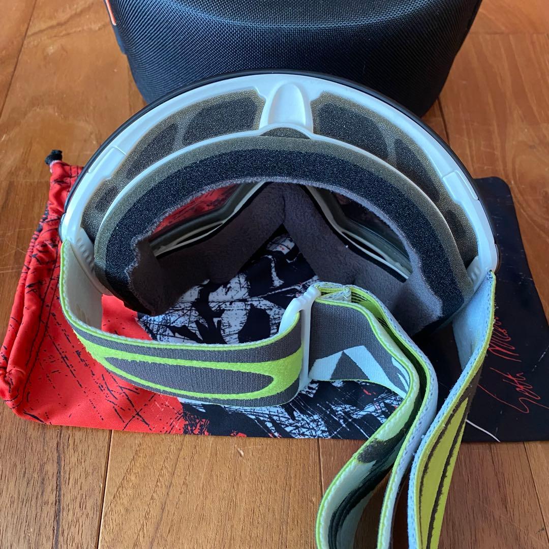 【美品】OAKLEY FLIGHT DECK グリーン　スキー　スノボ　ゴーグル