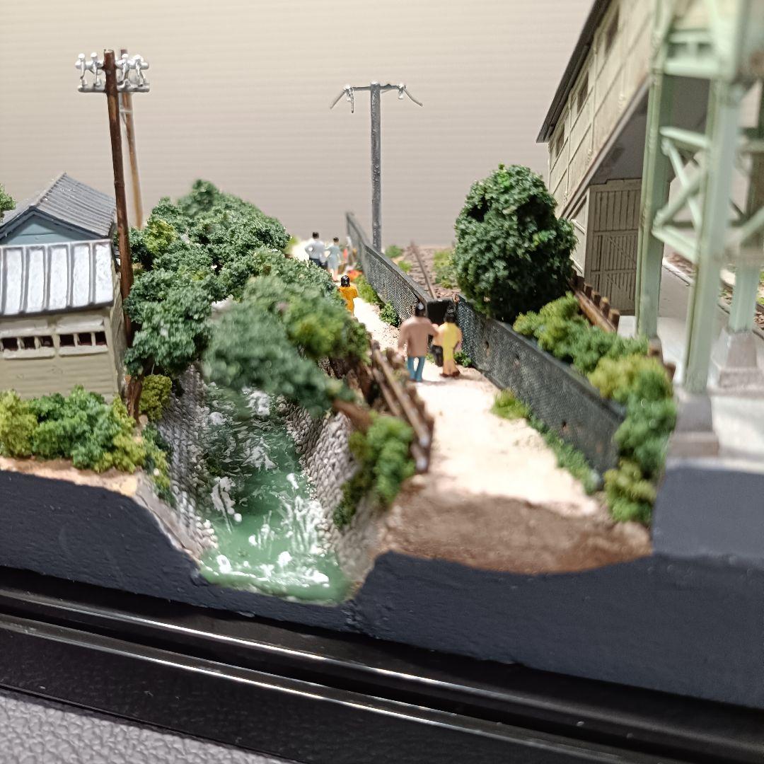 No.55鉄道Nゲージジオラマ車両、バス、車付き