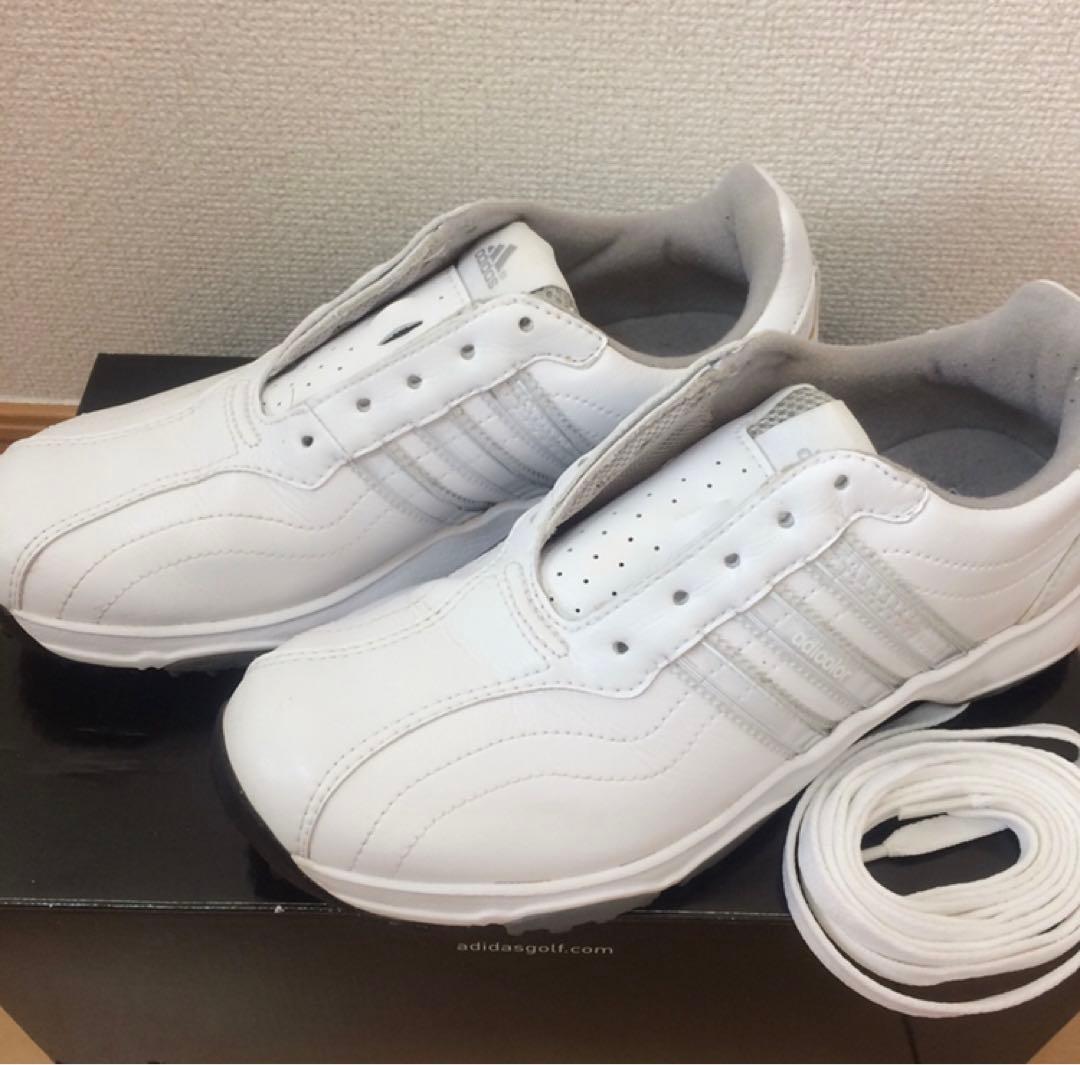 新品同様★アディダスゴルフシューズ★レディース★23cmセンチ