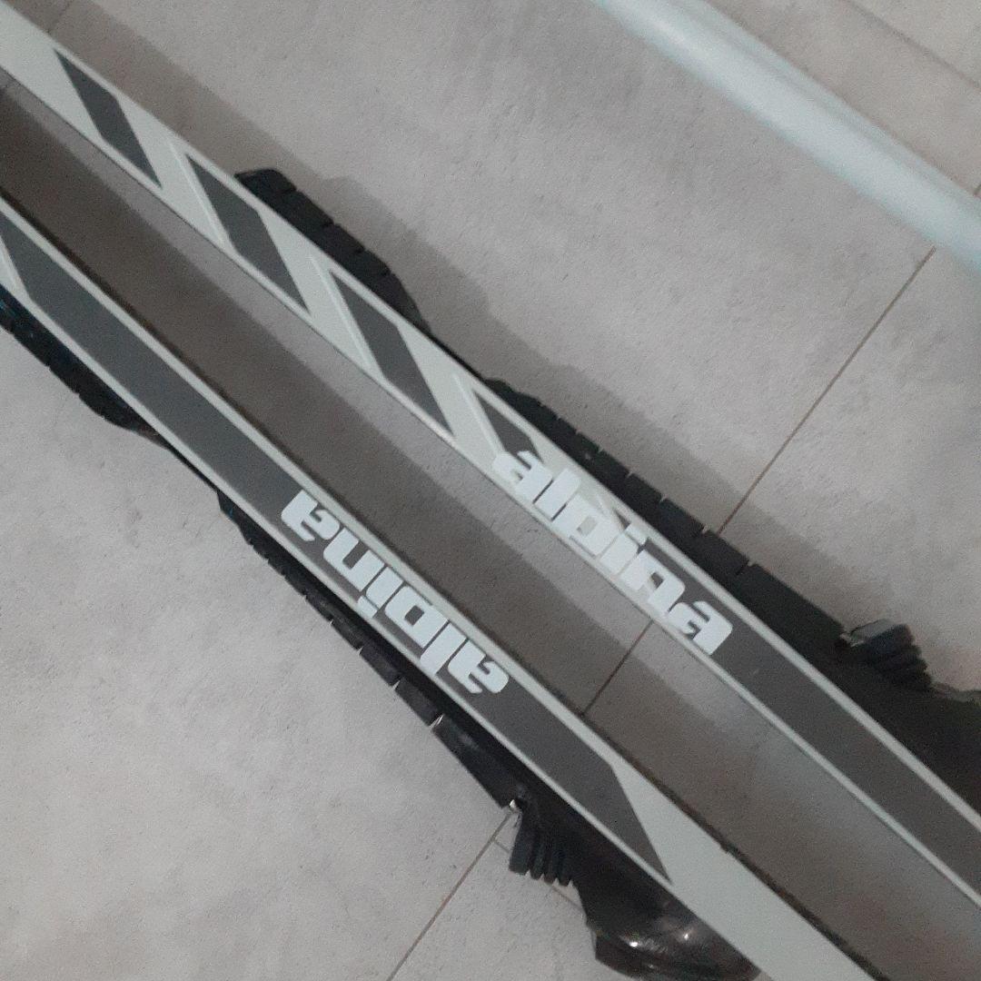 Alpina アルピナ Touring クロカン スキー板 178 ストック付き