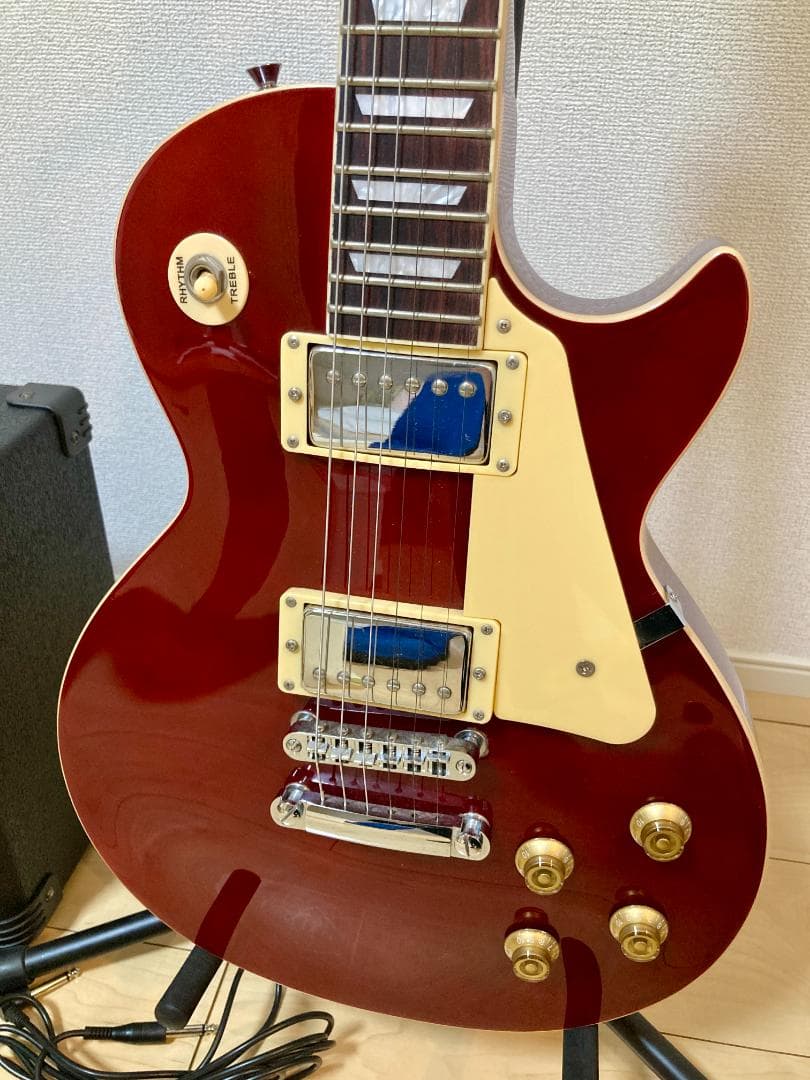 Maison レスポール　セットネック ギブソンヘッド ワインレッド　音出しOK