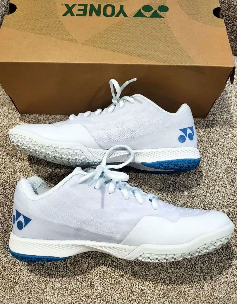 YONEX 25.5 エアラスZメン ホワイトブルー バドミントンシューズ