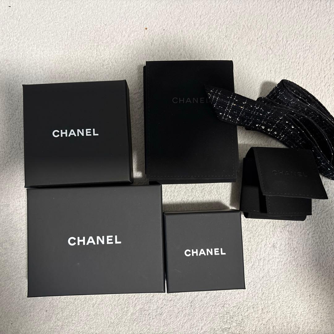 CHANEL ギフトボックス 3個セット ブラック