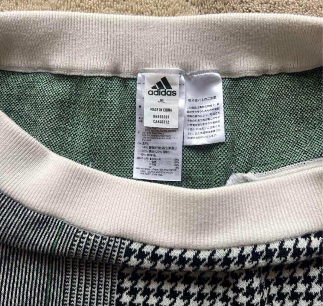 アディダスゴルフニットセットアップ＆フットジョイスカート　L