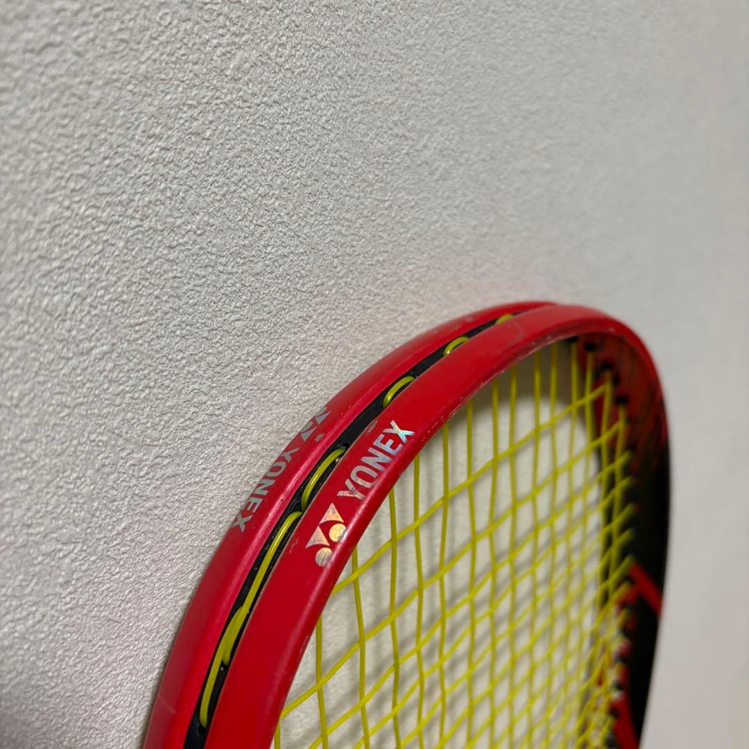 【極美品】YONEX ナノフォース 8V レブ フレイムレッド