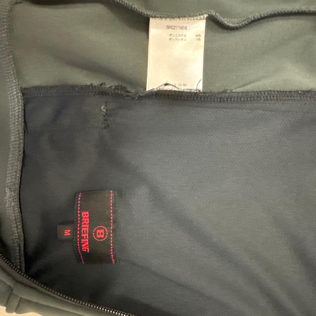 BRIEFING 定番パーカー グレーグリーン