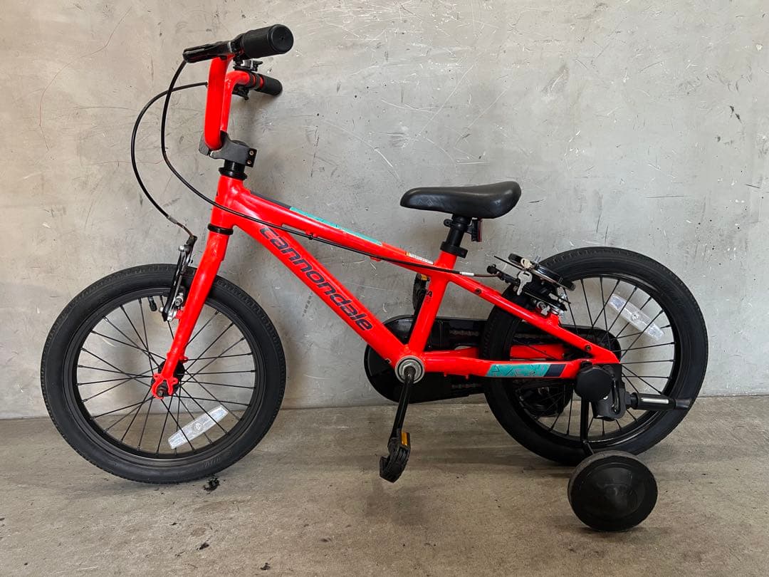 子供用自転車　キャノンデール　TRAIL アルミフレーム　補助輪付