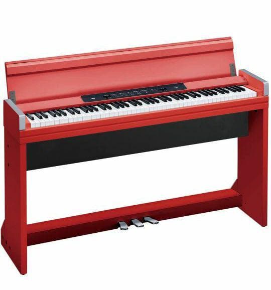 【ジャンク品】KORG 電子ピアノ LP– 350RD レッド