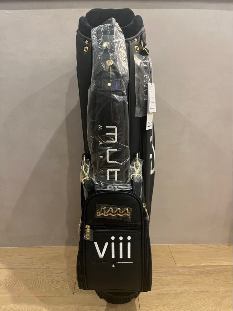 新品未使用 muta MARINE キャディバッグ ブラック ゴルフ