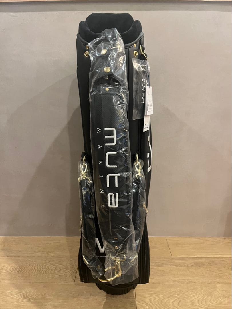 新品未使用 muta MARINE キャディバッグ ブラック ゴルフ